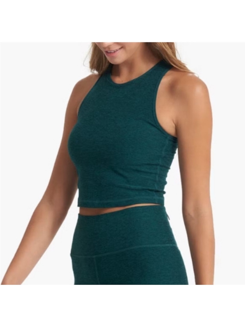 Vuori Elevation Plyo Tank Jade Heather XS